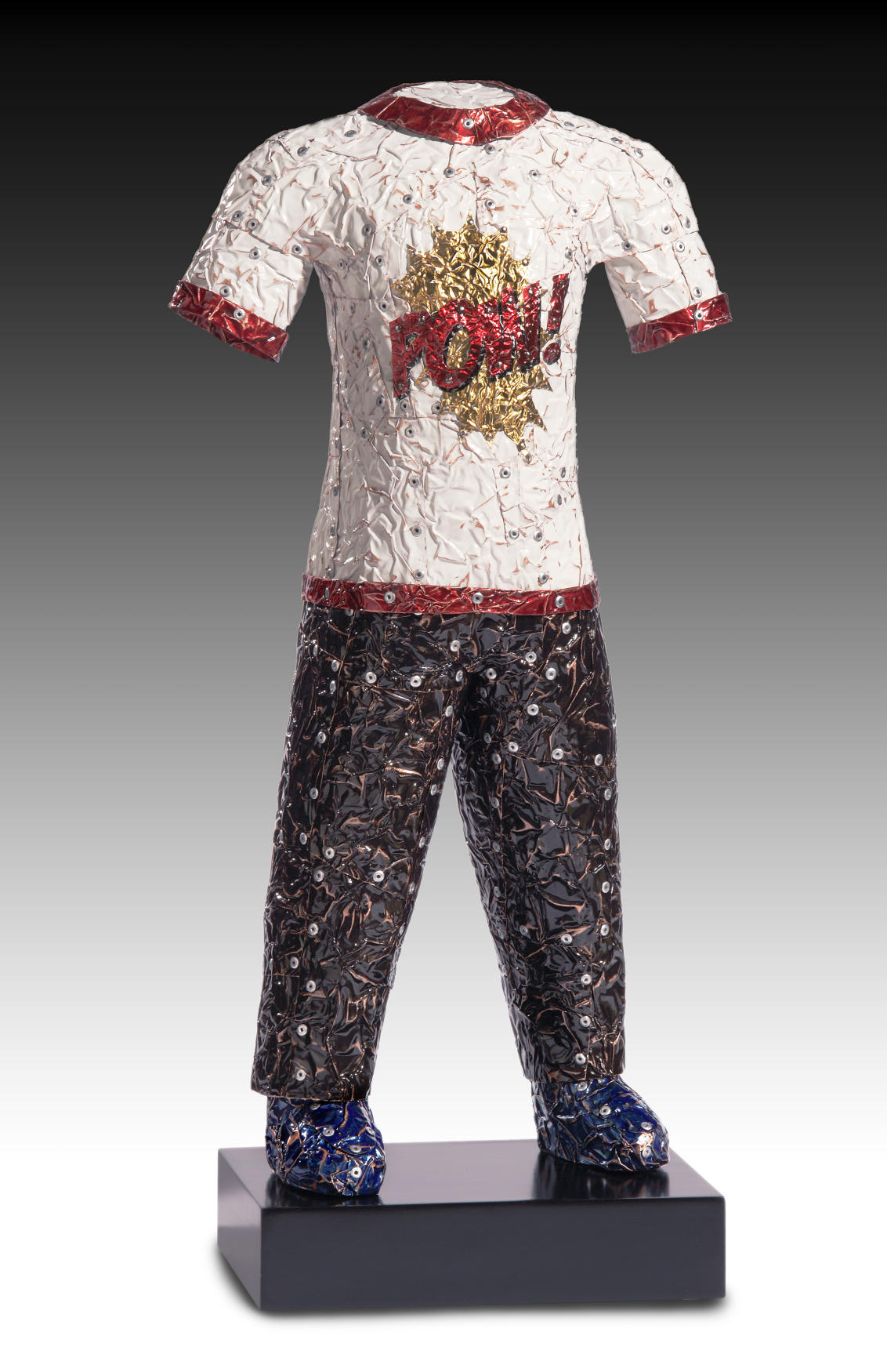 "Robbie" - 
27" Tall - Painted Copper, Anodized and Painted Aluminum